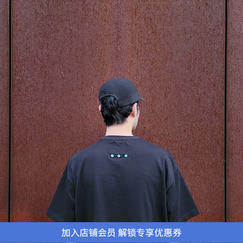 现货圆领版型纯色男女短袖图片