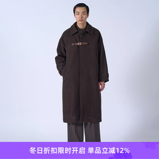 Coat YOKE Balmaccan Big 宽松廓形羊毛大衣 Melton