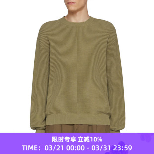 12GG KNITWEAR RIB CREW 宽松廓形毛衣 STUDIO NECK男装 NICHOLSON