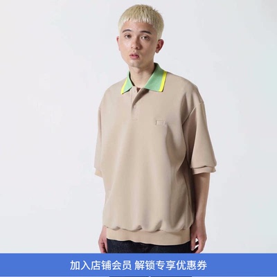 FumitoGanryu廓形短袖POLO衫