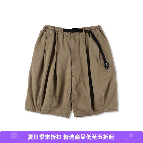 is-ness Balloon Shorts 经典款宽松廓形气球短裤