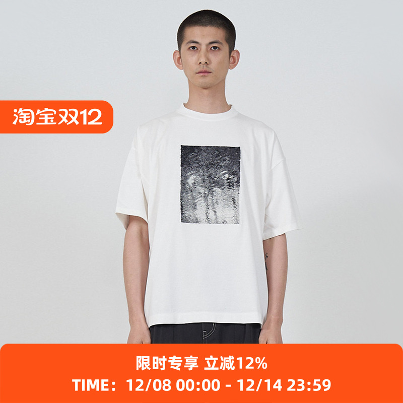 YOKE EMBROIDERY by TARO MIZUTANI 艺术家合作印度有机棉刺绣T恤