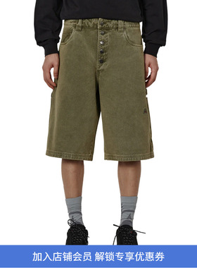ROA ASH Canvas Shorts 成衣水洗做旧中裤 短裤
