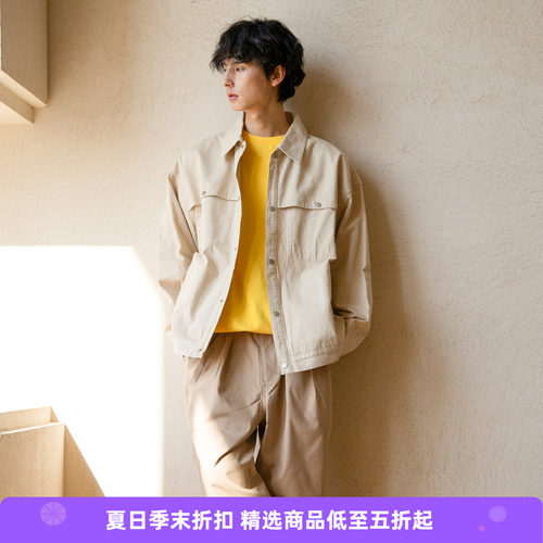 PRIMEE廓形水洗牛仔夹克