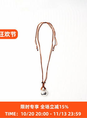 EnSage925银双耳酒壶项链