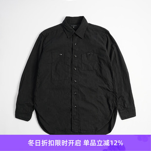 Shirt Work 黑色法兰绒复古工装 长袖 Engineered 衬衫 Garments