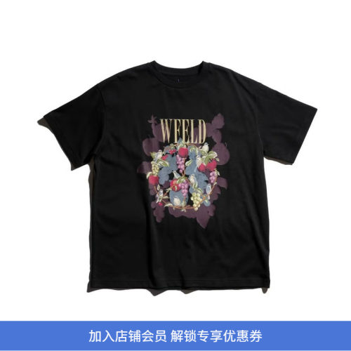 WFELD Peace Orchard Tee 夏季森林主体印花圆领短袖T恤