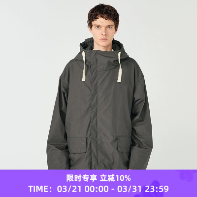 nanamica Hooded Deck Jacket 男女款机能性面料宽松廓形连帽夹克