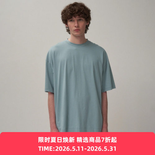 ATON SUVIN 60/2 OVERSIZED T-SHIRT 印度超长苏文棉宽松廓形T恤