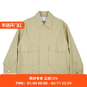 NICHOLSON 男装 ZIPPED STUDIO CARGO JACKET 廓形极简风工装 夹克