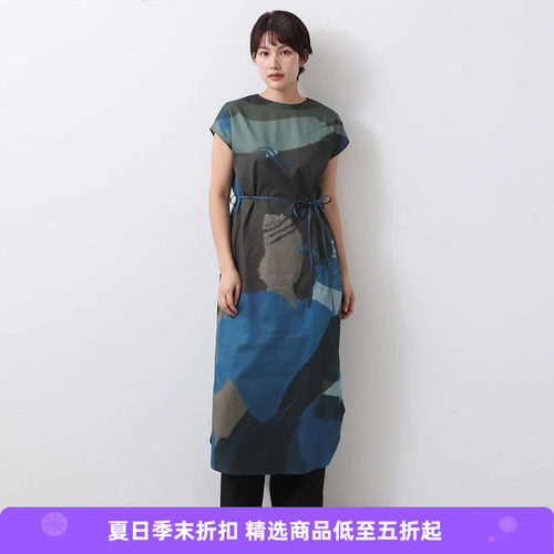 blurhms Cotton Silk Sleeveless 女装丝棉混纺柔软无袖连衣裙