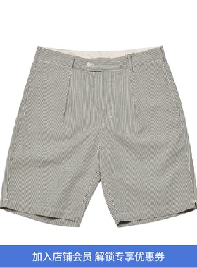 Engineered Garments Sunset Short EG 条纹泡泡纱复古工装短裤