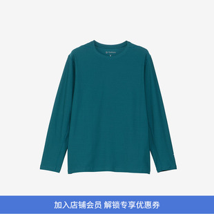 细华夫格速干运动长袖 圆领T恤 女装 Dry shirt Goldwin