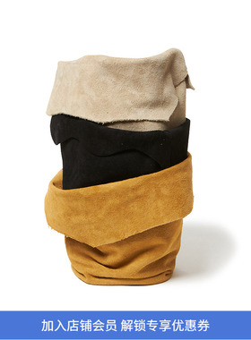 hobo COW SUEDE POT PLANT COVER S 牛皮花盆装饰套