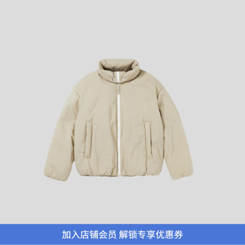 PRIMEE立领廓形短款棉服