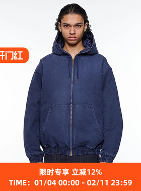 marka WORKERS PARKA 有机棉水洗连帽工装夹克外套