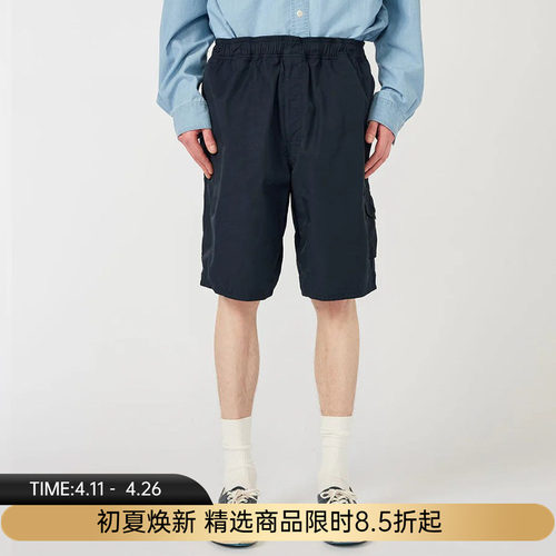 nanamica Nylon Twill Deck Shorts男女款宽松斜纹尼龙军事风短裤