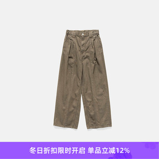 Wide 3pleated leg Trousers YOKE 水洗牛仔阔腿裤 Denim