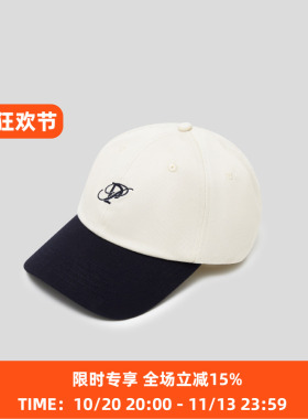 PRIMEE拼色刺绣棒球帽