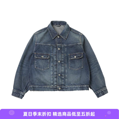 blurhms 13.5oz 2nd Type Denim Jacket 自然做旧牛仔夹克外套