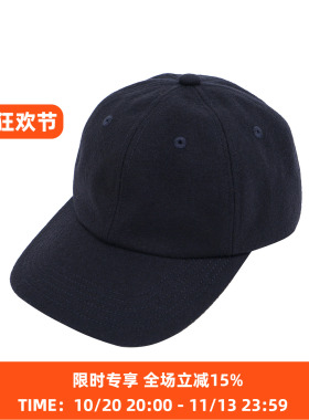 KIJIMA TAKAYUKI MELTON 6PANEL CAP 羊毛混纺六片棒球帽