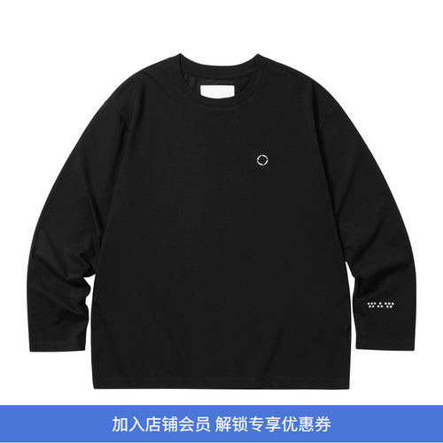 WHEELSandWIND圆领长袖T恤