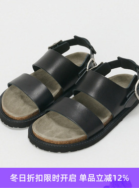 Hender Scheme 日本职人手工制牛皮植鞣革凉鞋 后绑带可DIY