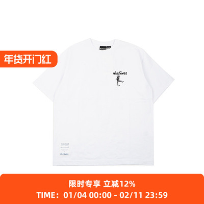 WILD THINGS Golden Monkey Graphic Tee 印花圆领短袖T恤