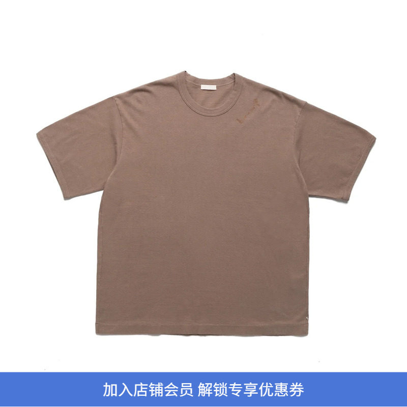 INNAT RINGER SS TEE 天然植物染色复古宽松圆领短袖T恤图片