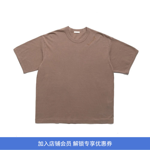 INNAT RINGER SS TEE 天然植物染色复古宽松圆领短袖T恤