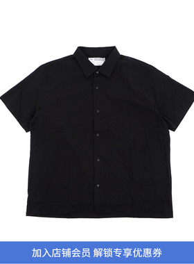YAECA Relaxed Square S/S(Man) 男装宽松廓形棉丝混纺短袖衬衫