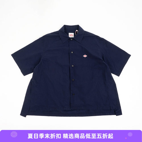 DANTON HALF SLEEVE SHIRT 女装纯棉府绸短袖衬衫