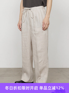 Markaware CLASSIC FIT TWO TUCK 汉麻吸湿透气抗菌宽松长裤