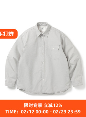 WHEELS and WIND 男女中性款夹棉衬衫棉服夹克外套