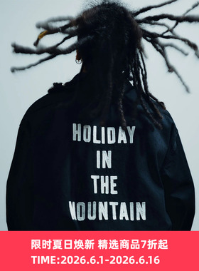 Mountain Research H.I.T.M. Shirt 自然落色薄型刺绣牛仔衬衫