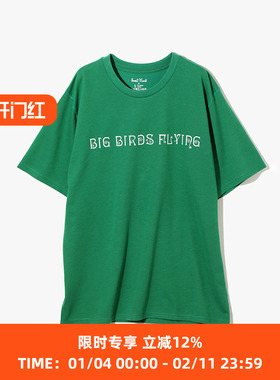 SOUTH2WEST8 S/S Crew Neck Tee机能性面料印花标语圆领T恤