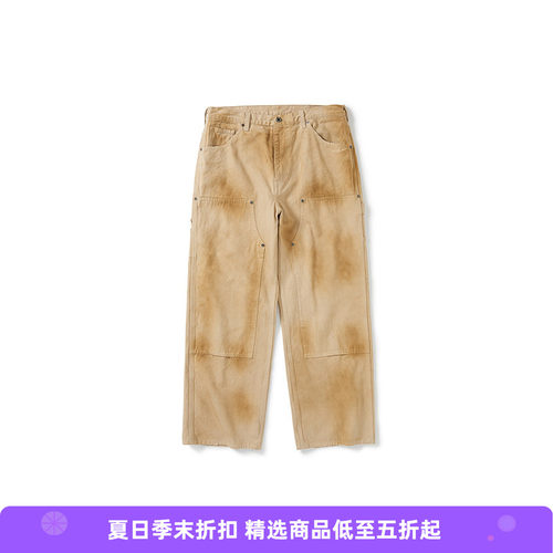 PRIMEE 水洗自然做旧工装裤