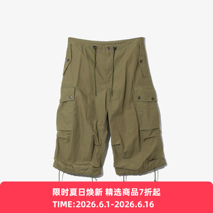 Needles Field Short - Cotton Ripstop 军事风工装短裤
