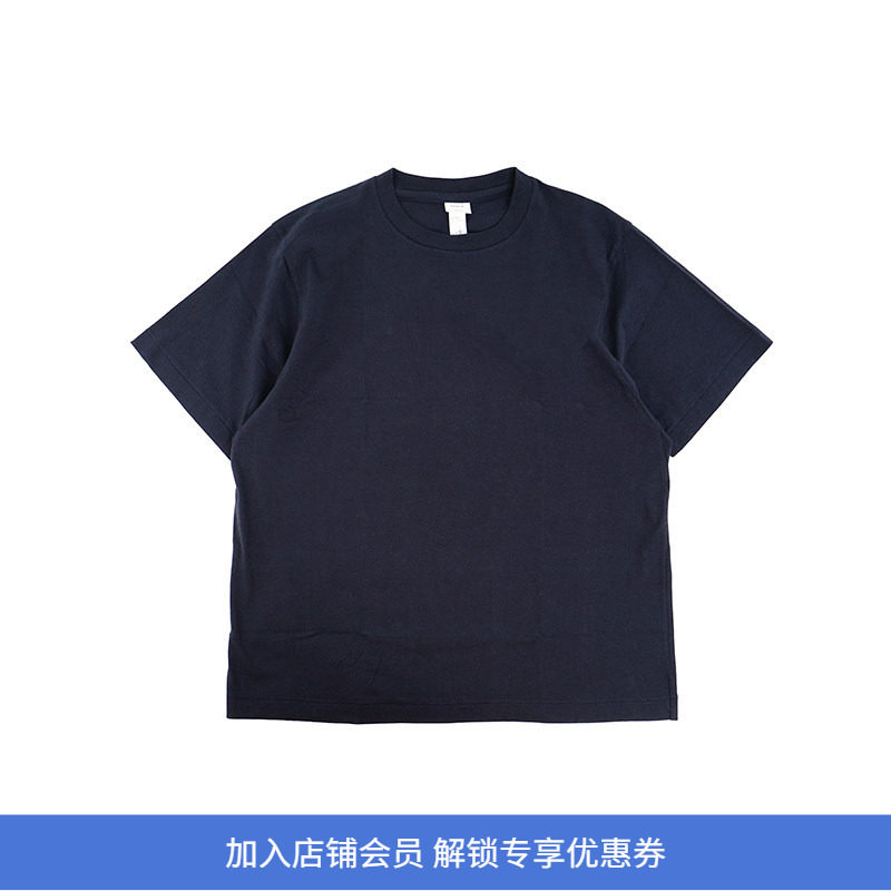 YAECA T-shirts unisex天然染色高支天竺棉男女中性款圆领短袖T恤