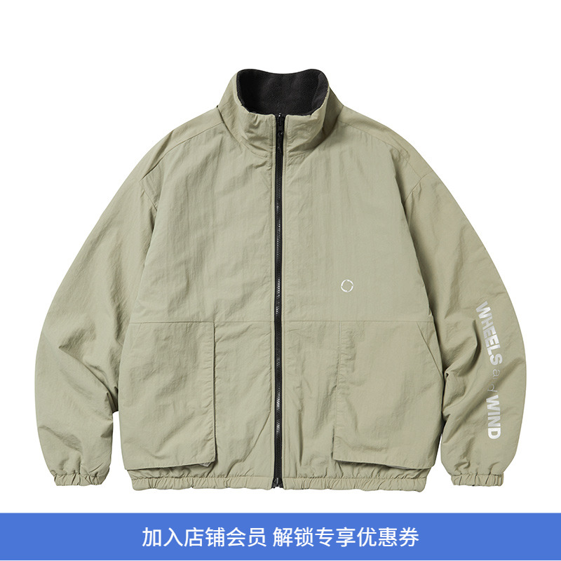 WHEELSandWIND双面抓绒棉服