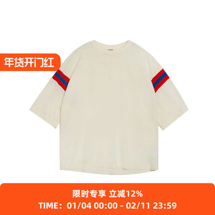 YMC SKATE T SHIRT 男装有机棉廓形圆领短袖T恤