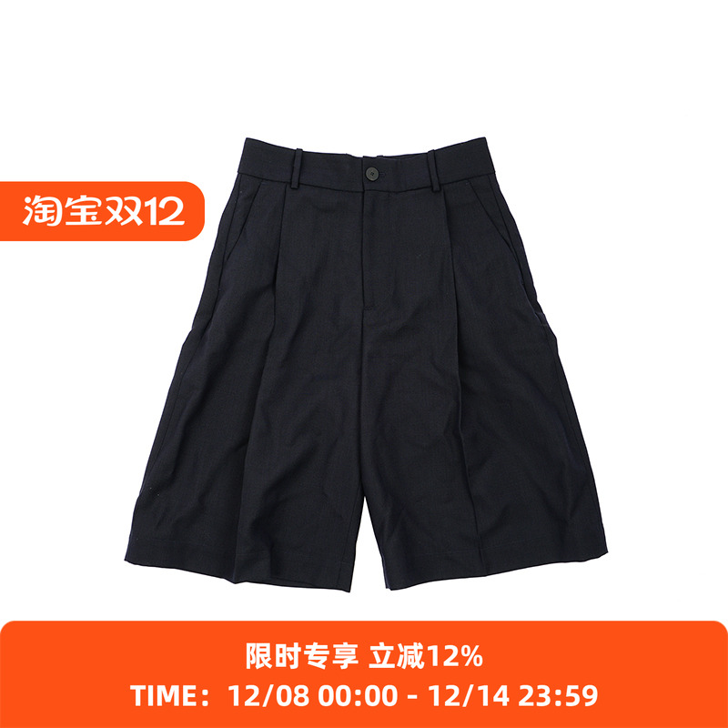 STUDIO NICHOLSON KNEE LENGTH TAILORED 男装羊毛垂坠中长款短裤