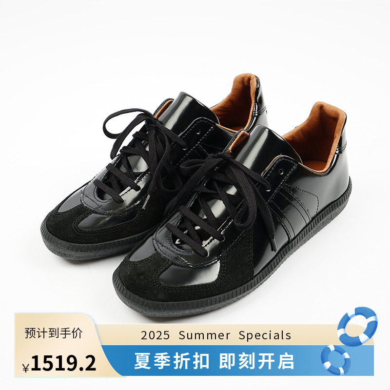 REPRODUCTION OF FOUND ROF TRAINER 意大利光面牛皮男女德训鞋