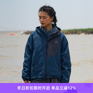 机能性面料软壳夹克 WHEELS 男女款 WIND 连帽外套 and