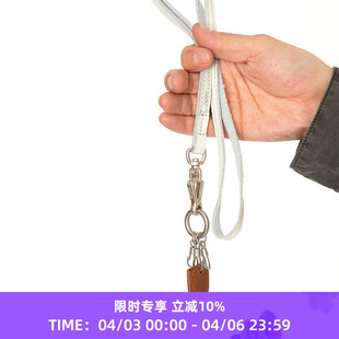 LEATHER hobo 牛皮皮绳项链钥匙扣 COW RING LONG KEY