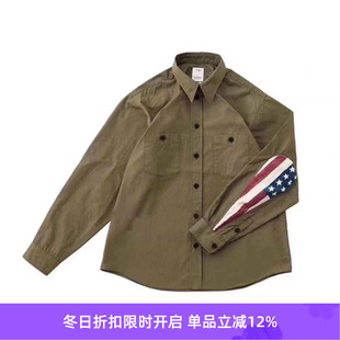 SHIRT VISVIM 廓形衬衫 ALBACORE 水滴国旗衬衫 USM