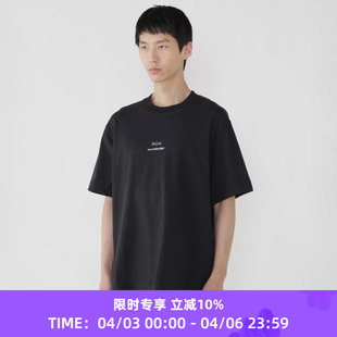 ROA printed 印花LOGO圆领短袖 T恤 LOGO 联名款 wander and