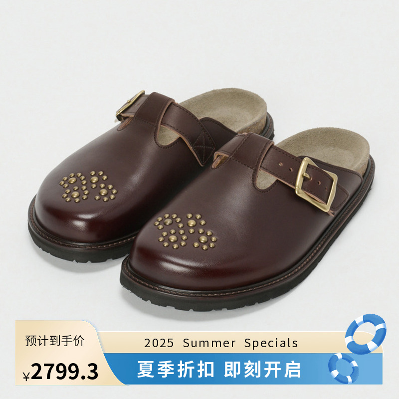HenderScheme皮革拖鞋
