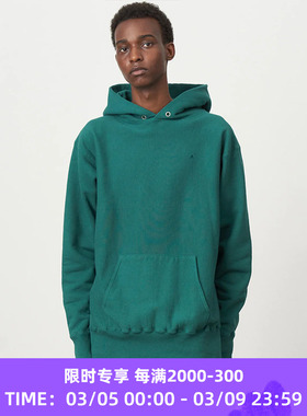 ATON NATURAL DYED URAKE HOODIE 男女中性款天然染色连帽卫衣