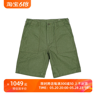 复古工装 SHORTS 美式 FATIGUE 短裤 orslow ARMY